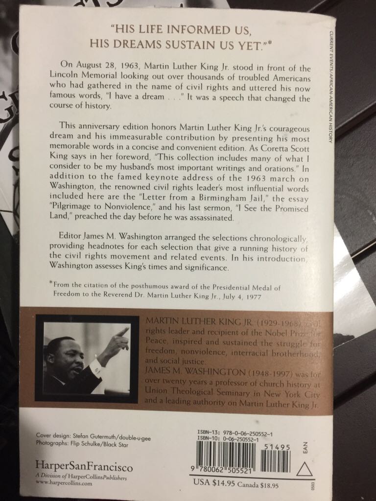 I Have A Dream - Margaret Davidson (Harper Collins - Trade Paperback) book collectible [Barcode 9780062505521] - Main Image 2