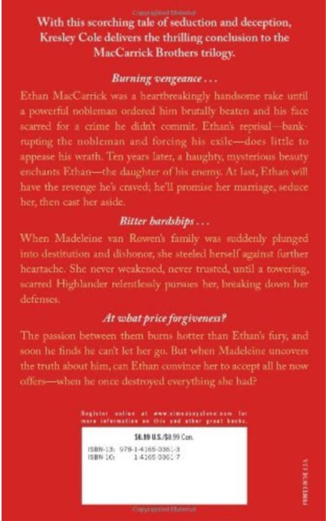 If You Deceive - Kresley Cole (Pocket - Paperback) book collectible [Barcode 9781416503613] - Main Image 2