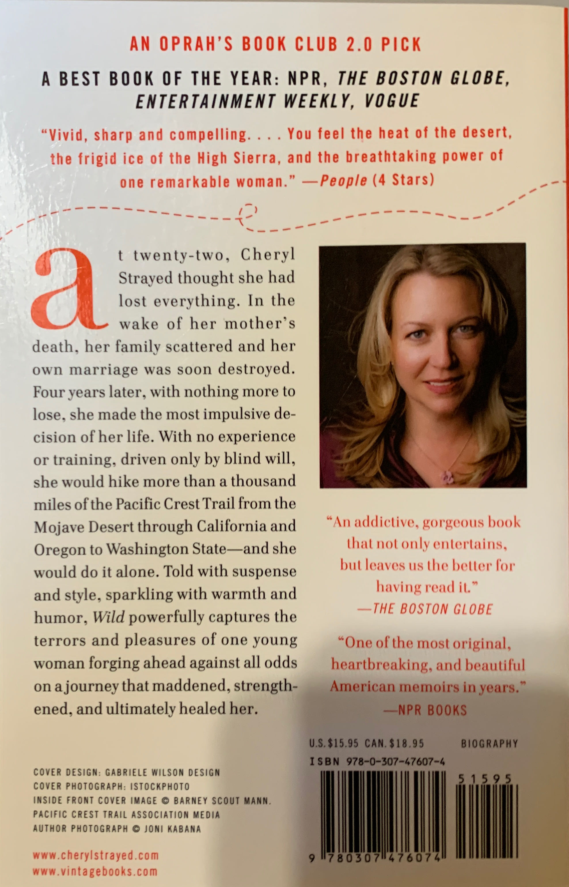 Wild - Cheryl Strayed (Vintage Books - Paperback) book collectible [Barcode 9780307476074] - Main Image 2