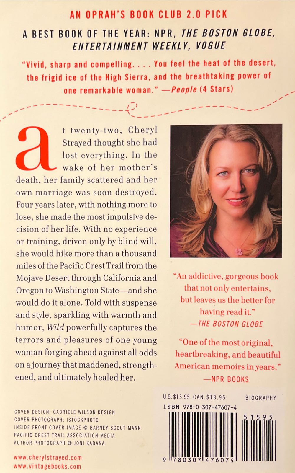 Wild - Cheryl Strayed (Vintage Books - Paperback) book collectible [Barcode 9780307476074] - Main Image 4