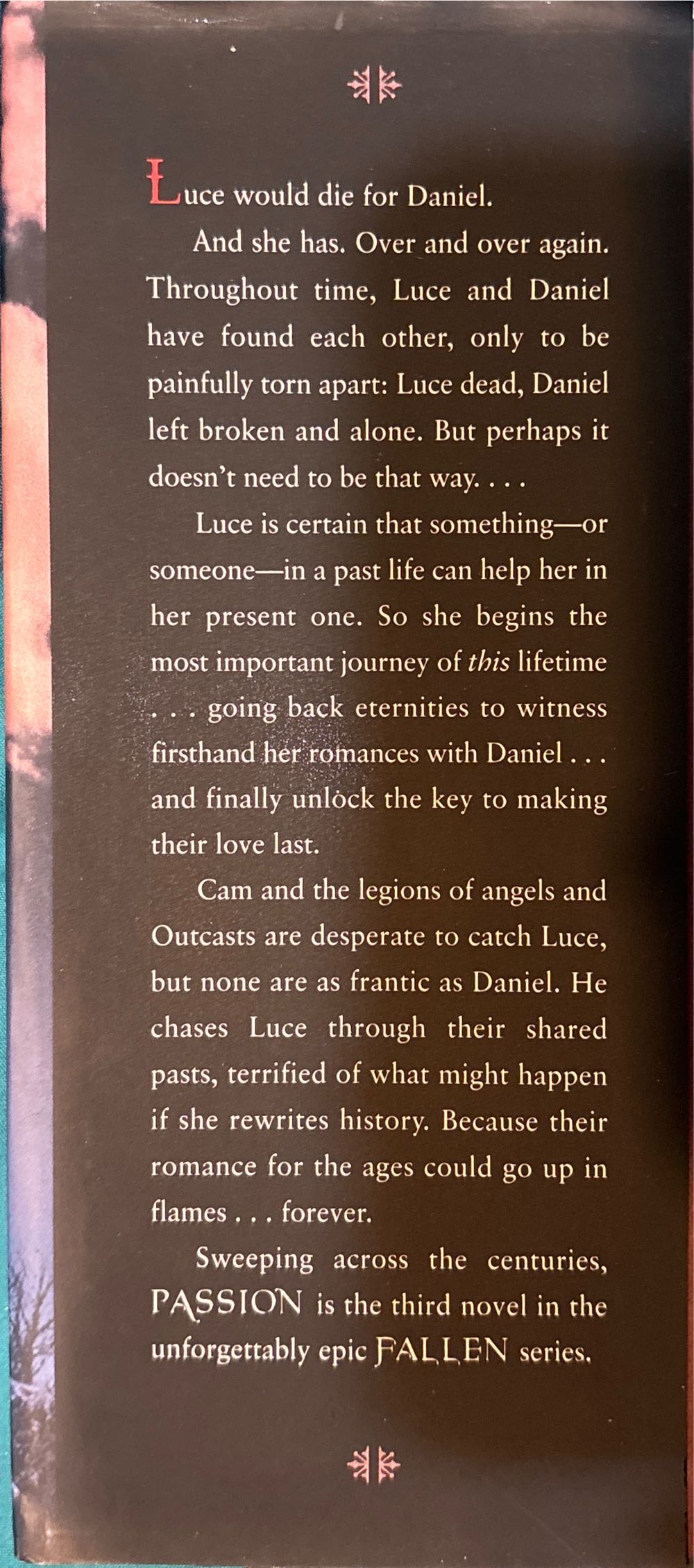 Fallen 3-Passion - Lauren Kate (Houghton Mifflin Harcourt - Hardcover) book collectible [Barcode 9780552561792] - Main Image 3