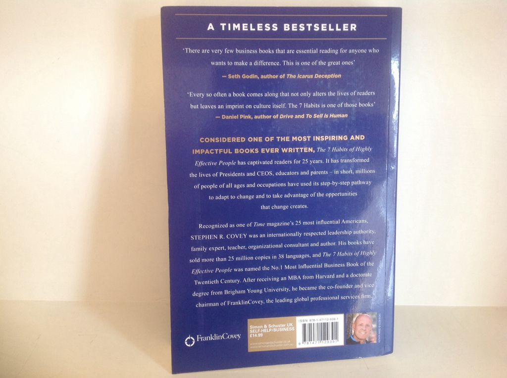 The 7 Habits Of Highly Effective People - Stephen R. Covey (Simon & Schuster  - Paperback) book collectible [Barcode 9781471129391] - Main Image 2
