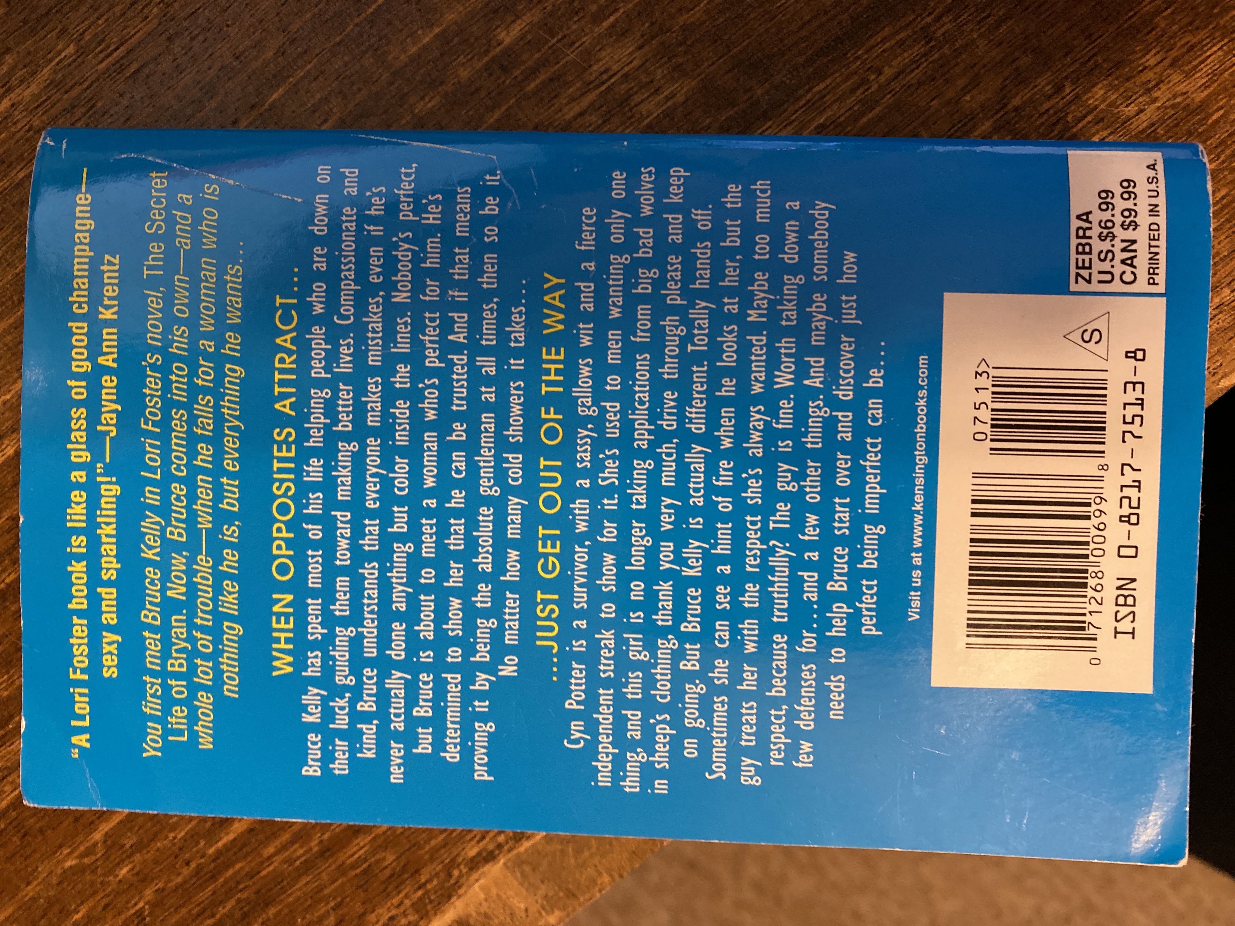 When Bruce Met Cyn - Lori Foster (- Paperback) book collectible [Barcode 9780821775134] - Main Image 2