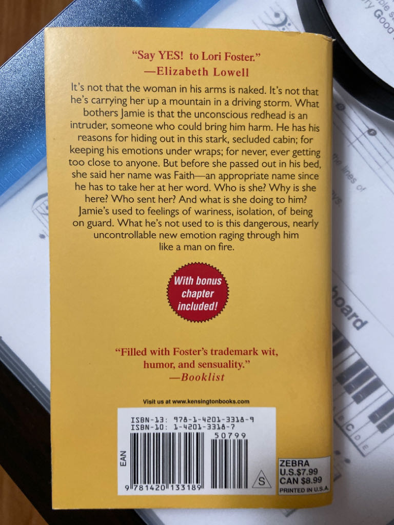 Jamie - Lori Foster (Kensington Books - Paperback) book collectible [Barcode 9781420133189] - Main Image 2