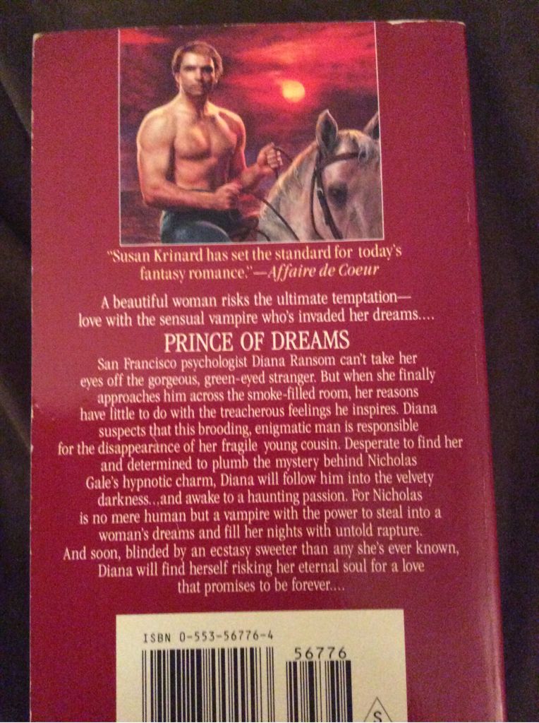 Prince Of Dreams - Susan Krinard (Fanfare - Paperback) book collectible [Barcode 9780553567762] - Main Image 2