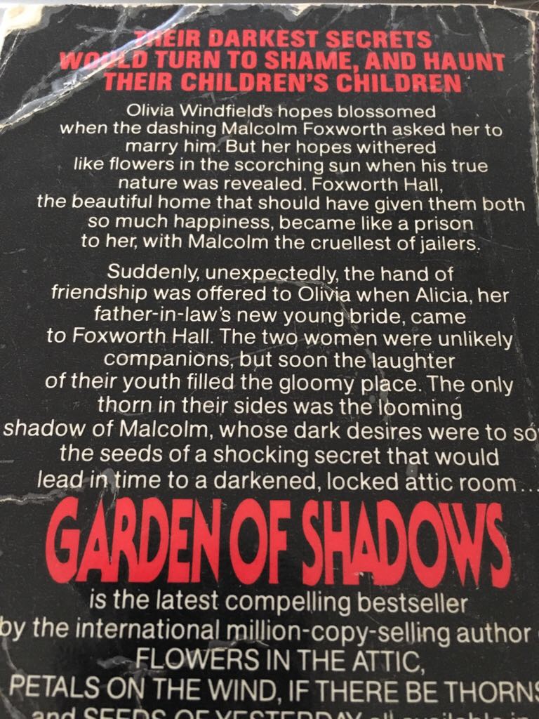 Garden Of Shadows - V.C. Andrews (Pocket Books - Paperback) book collectible [Barcode 9780006175490] - Main Image 2