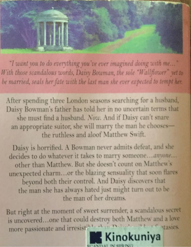 Wallflowers #4 Scandal In Spring - Lisa Kleypas (Avon Historical Romance - Paperback) book collectible [Barcode 9780060562533] - Main Image 2