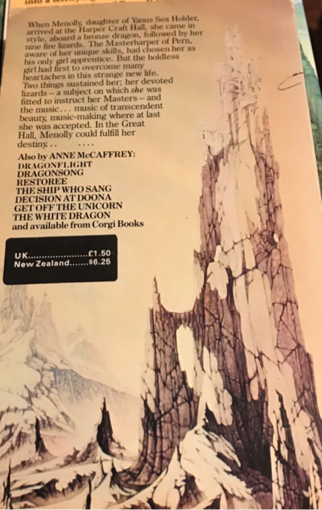 Dragonsinger  book collectible - Main Image 2