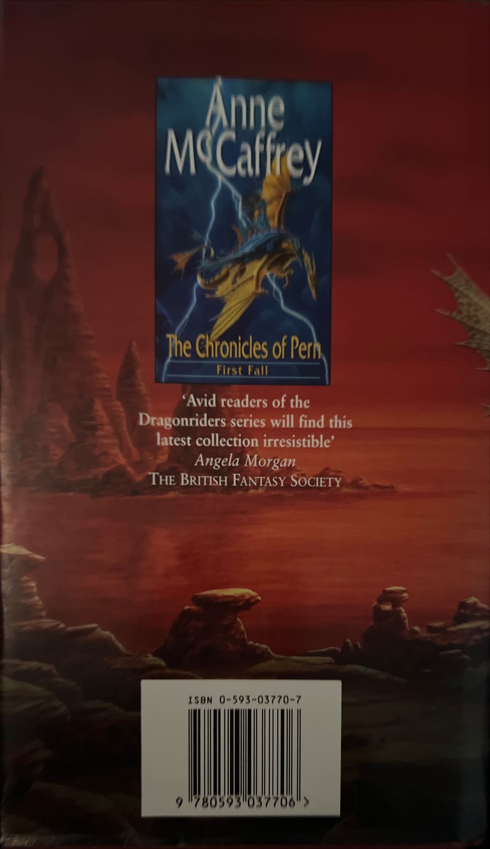 PERN: Dragon Riders Of PERN: Red Star Rising - Anne McCaffrey (Transworld Publishers Limited - Hardcover) book collectible [Barcode 9780593037706] - Main Image 4