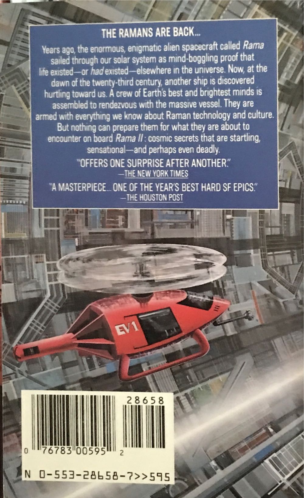 Arthur C Clarke Rama II - Arthur C. Clarke (Bantam Books - Paperback) book collectible [Barcode 9780553286588] - Main Image 2