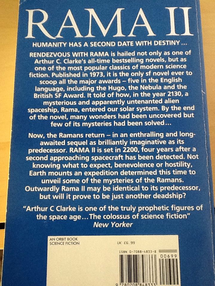 Rama #2: Rama II - Gentry Lee (Orbit - Paperback) book collectible [Barcode 9780708848333] - Main Image 2