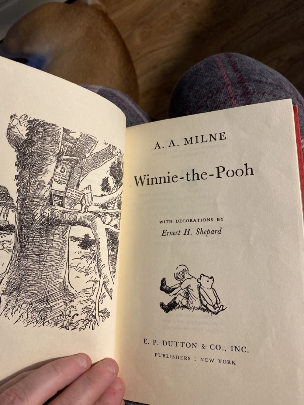 Winnie The Pooh - A.A. Milne (E.P. Dutton & Co) book collectible - Main Image 2
