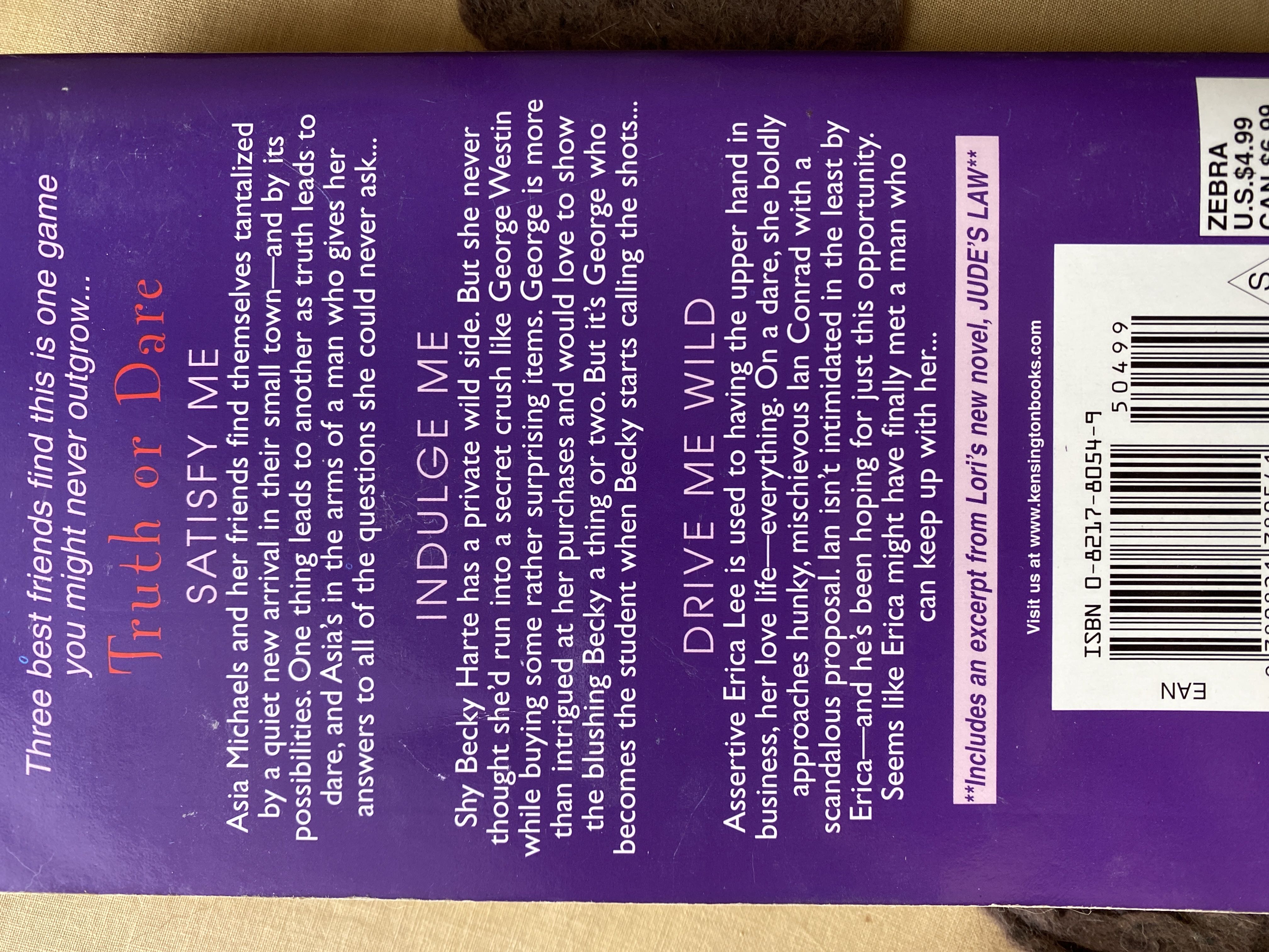 Indulge Me - Lori Foster (- Paperback) book collectible [Barcode 9780821780541] - Main Image 2