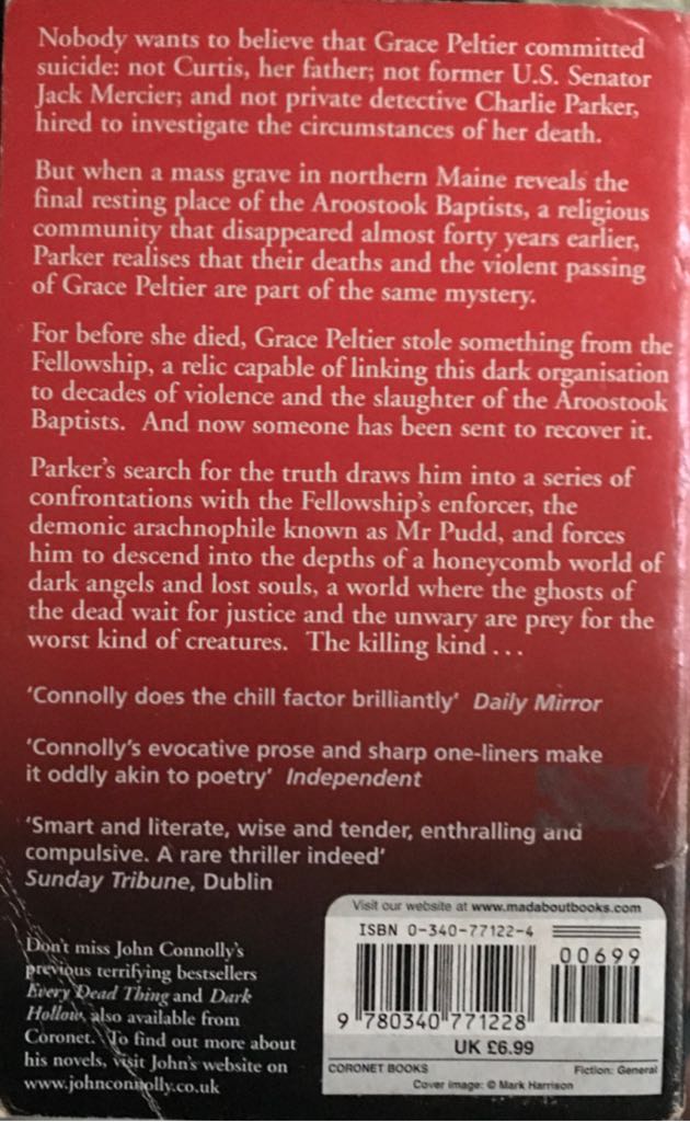 The Killing Kind - John Connolly (Coronet Books - Paperback) book collectible [Barcode 9780340771228] - Main Image 2