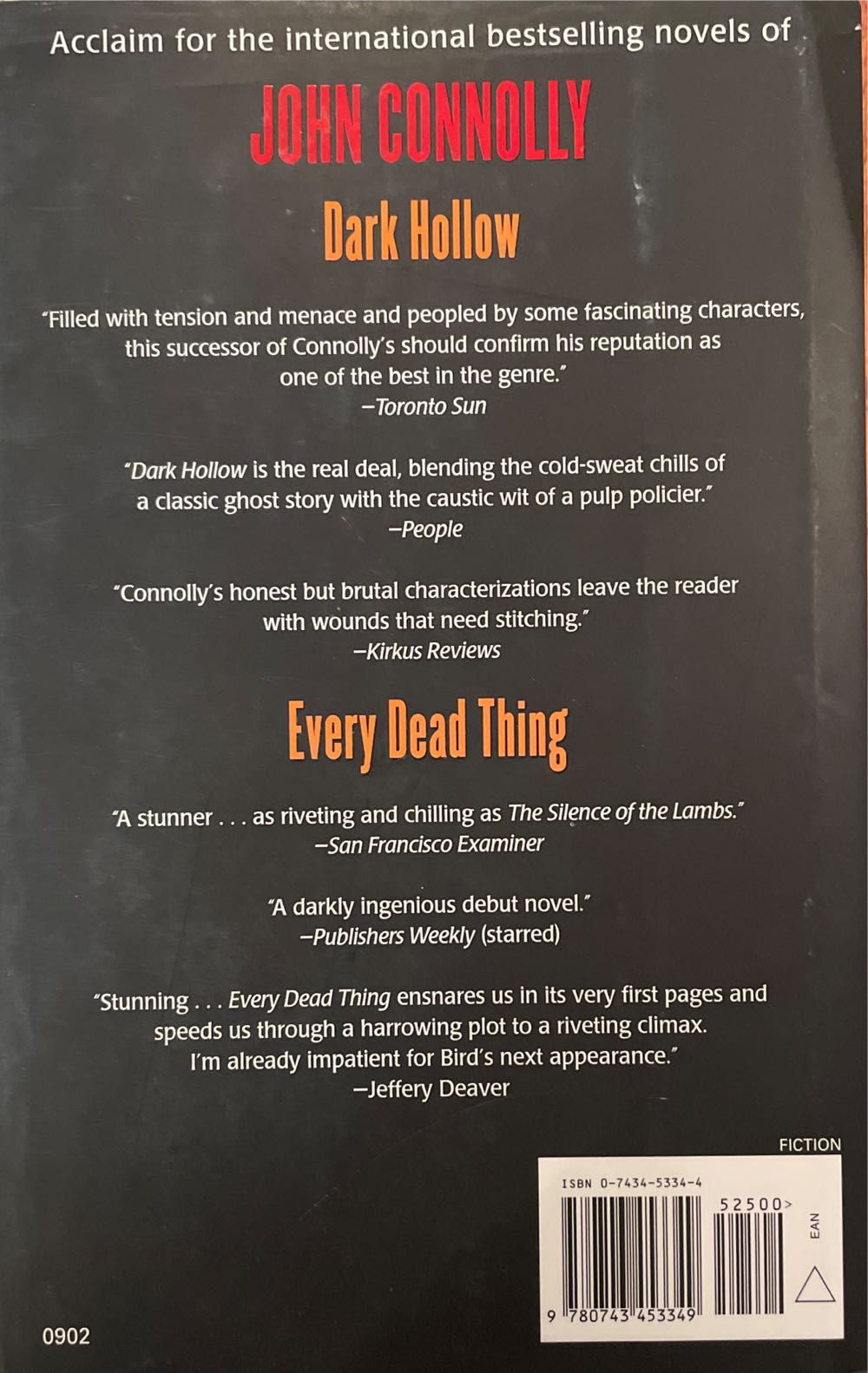 The Killing Kind - John Connolly (Atria Books - Hardcover) book collectible [Barcode 9780743453349] - Main Image 2