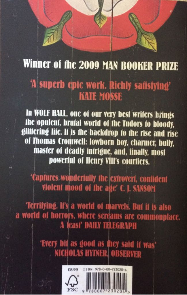 Wolf Hall - Hilary Mantel (Fourth Estate - Paperback) book collectible [Barcode 9780007230204] - Main Image 2