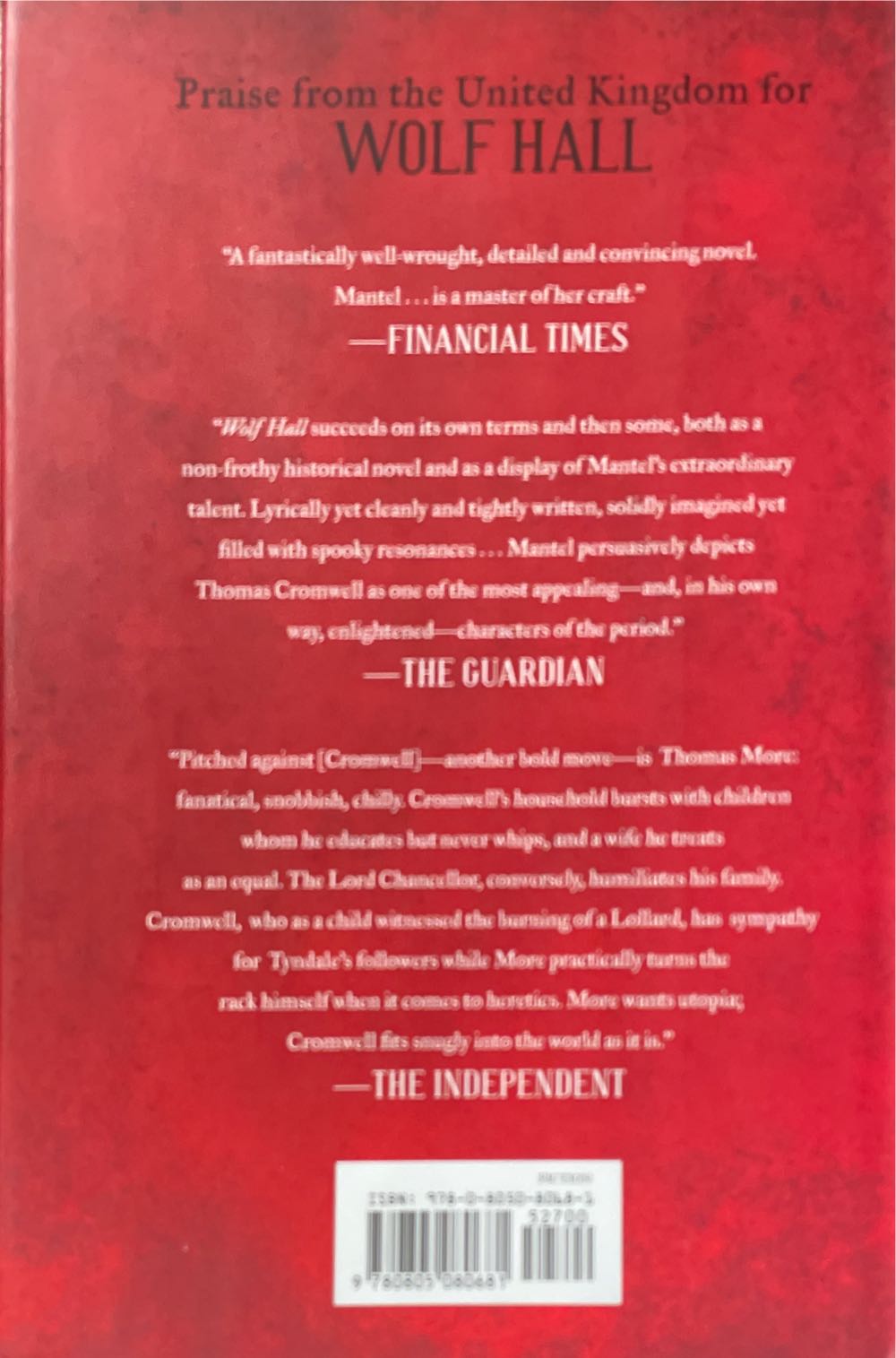 Wolf Hall - Hilary Mantel (Henry Holt - Hardcover) book collectible [Barcode 9780805080681] - Main Image 2