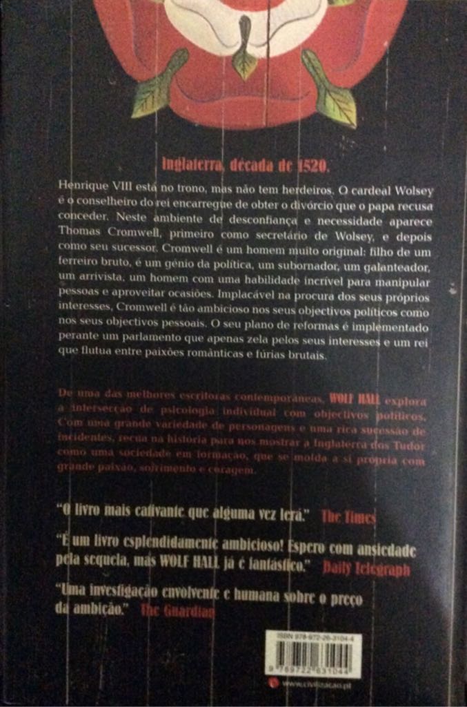 Wolf Hall - Hilary Mantel (Fourth Estate - Paperback) book collectible [Barcode 9789722631044] - Main Image 2