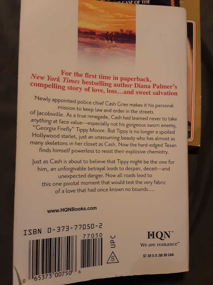 Renegade - Diana Palmer (HQN - Paperback) book collectible [Barcode 9780373770502] - Main Image 2