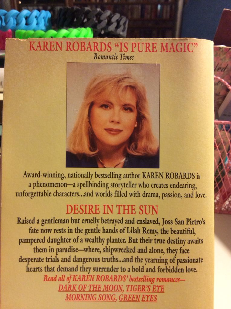 Desire In The Sun - Karen Robards (Avon Historical Romance - Paperback) book collectible [Barcode 9780380755547] - Main Image 2