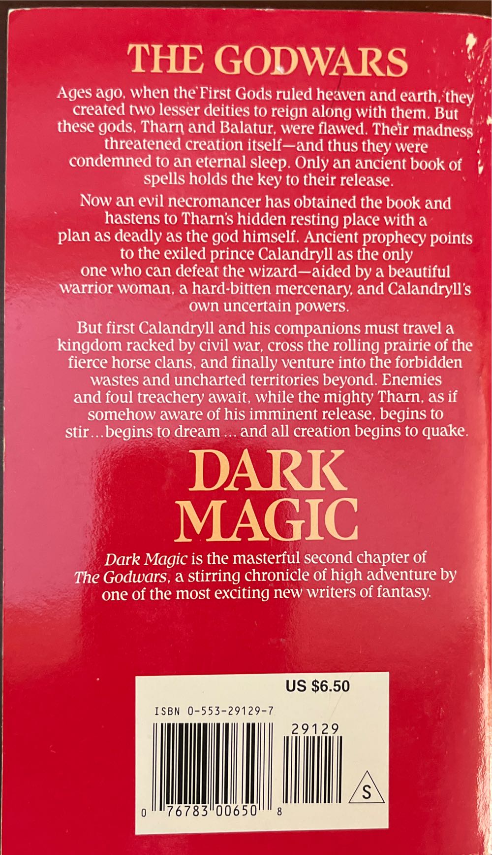 Dark Magic - Angus Wells (Bantam Books) book collectible [Barcode 9780553291292] - Main Image 2
