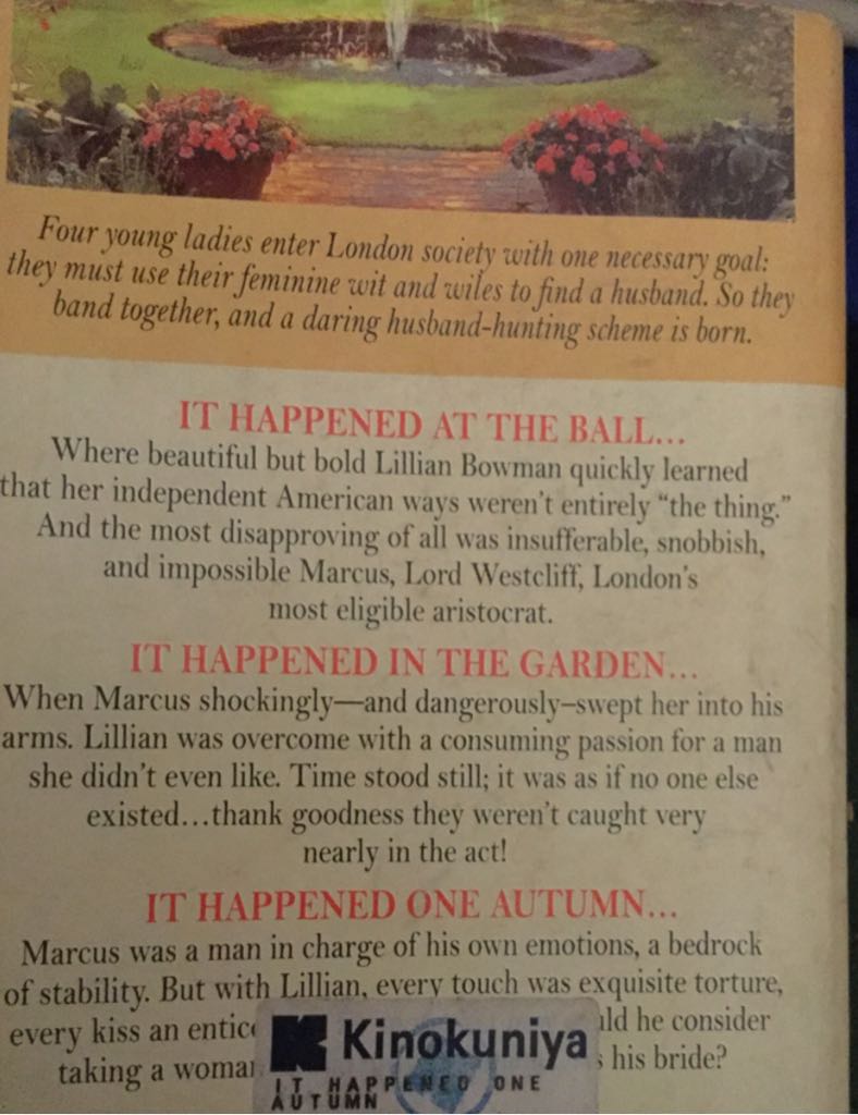 Wallflowers #2 It Happened One Autumn - Lisa Kleypas (Avon - Paperback) book collectible [Barcode 9780060562496] - Main Image 2
