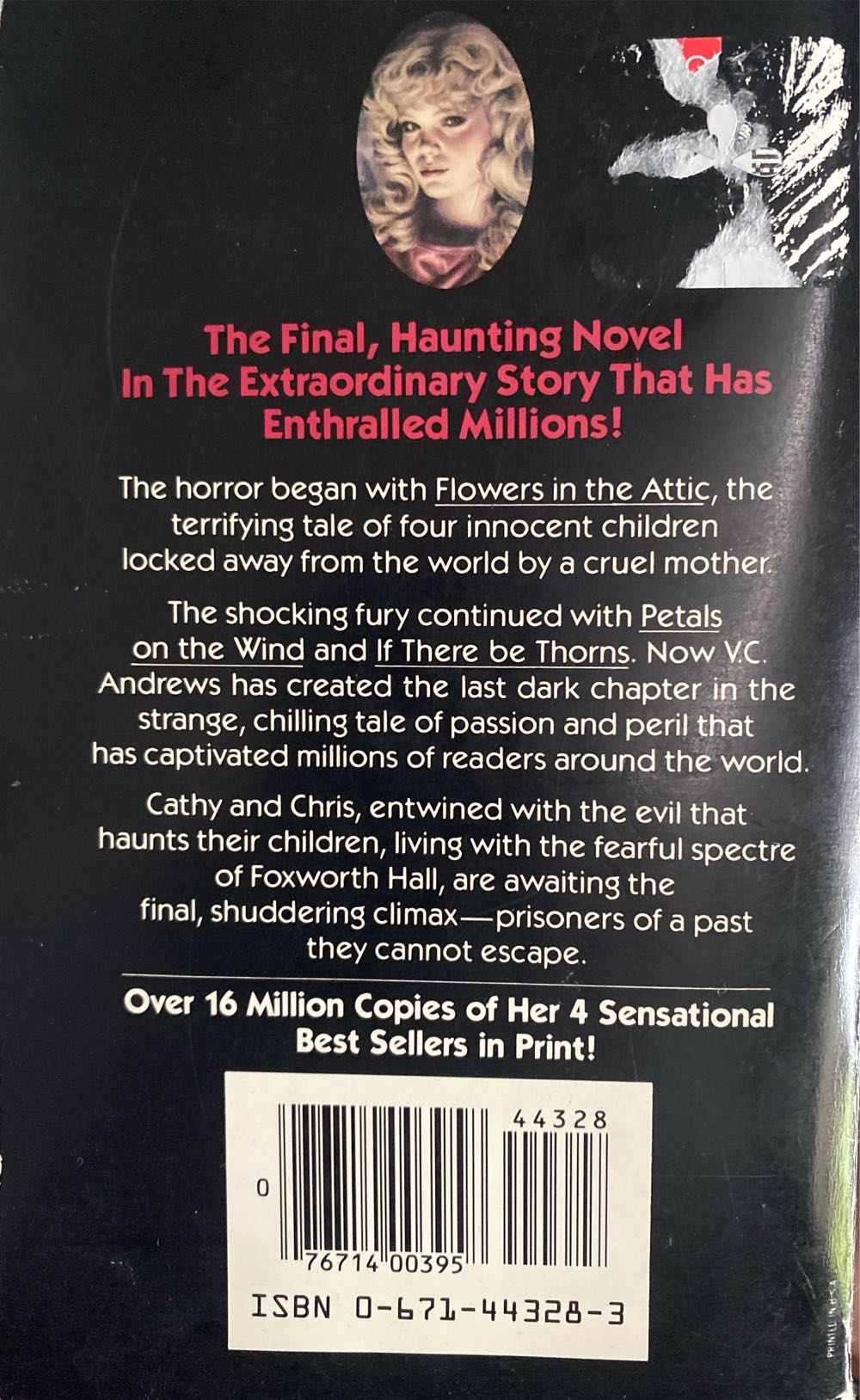 Dollanganger Family 4: Seeds of Yesterday - V.C. Andrews (Pocket - Paperback) book collectible [Barcode 9780671443283] - Main Image 3