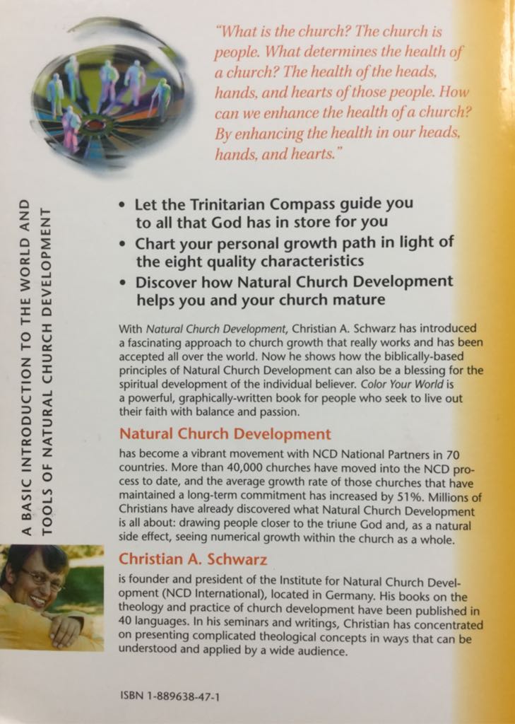 Color Your World With Natural Church Development  book collectible - Main Image 2