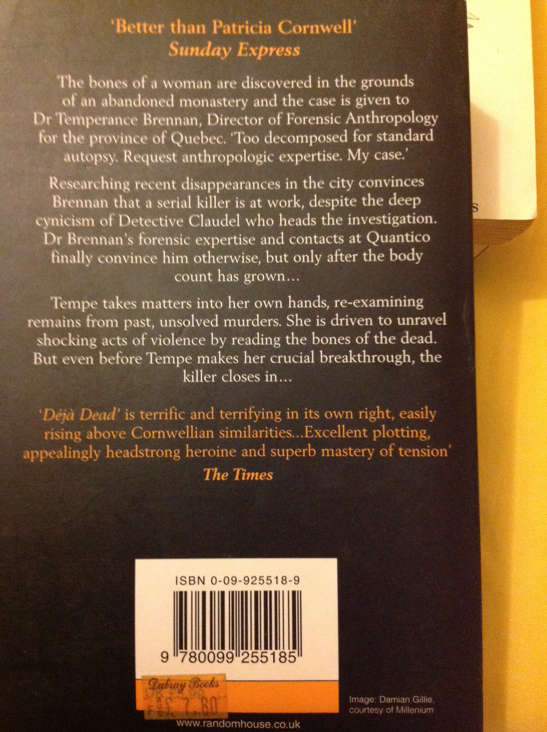 Deja Dead - Kathy Reichs (Arrow Books - Paperback) book collectible [Barcode 9780099255185] - Main Image 2