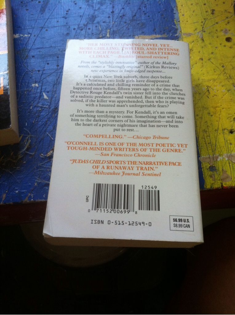 Judas Child - Carol O’Connell (Jove - Paperback) book collectible [Barcode 9780515125498] - Main Image 2