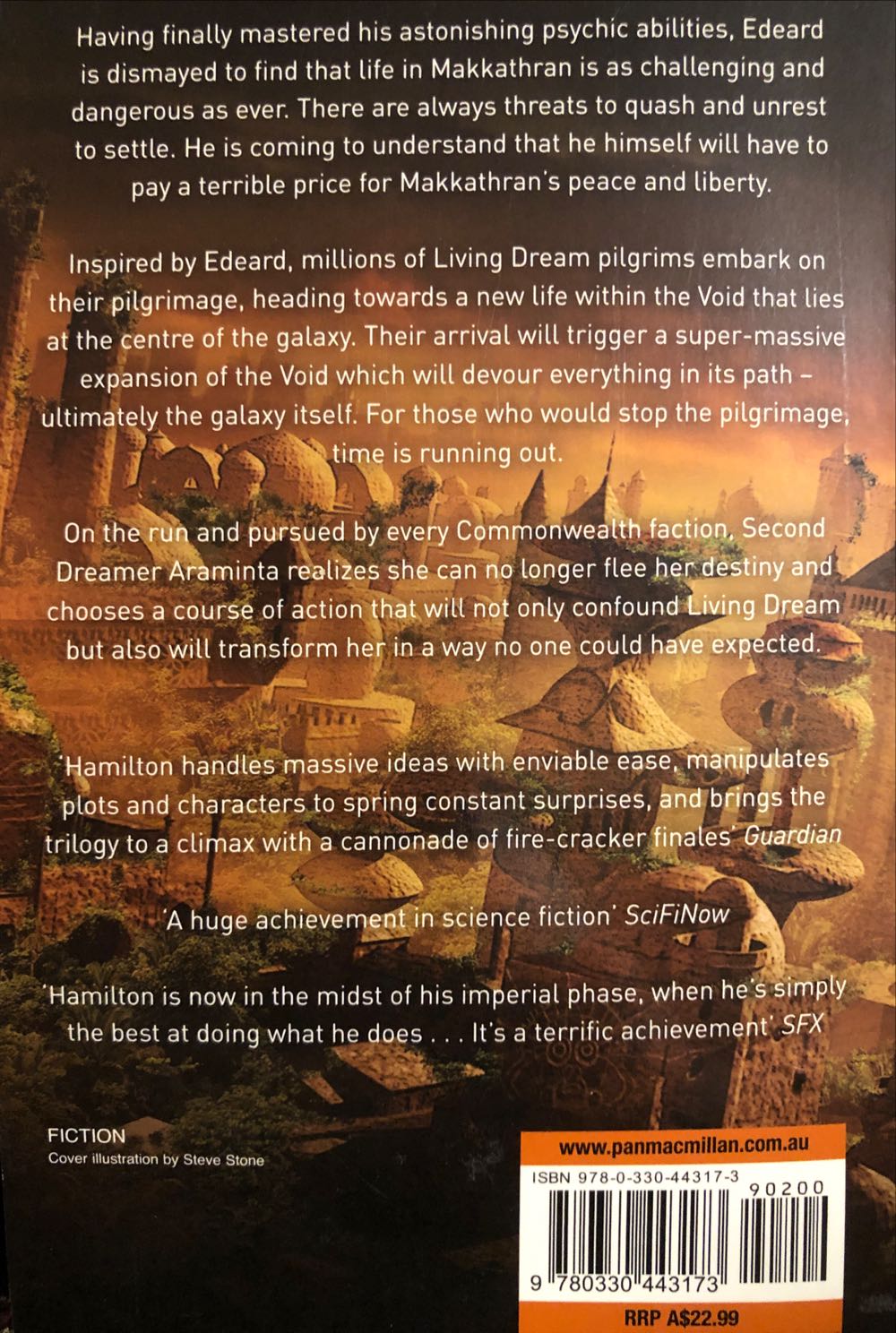 Evolutionary Void, The - Peter F. Hamilton (Macmillan - Hardcover) book collectible [Barcode 9780330443173] - Main Image 2