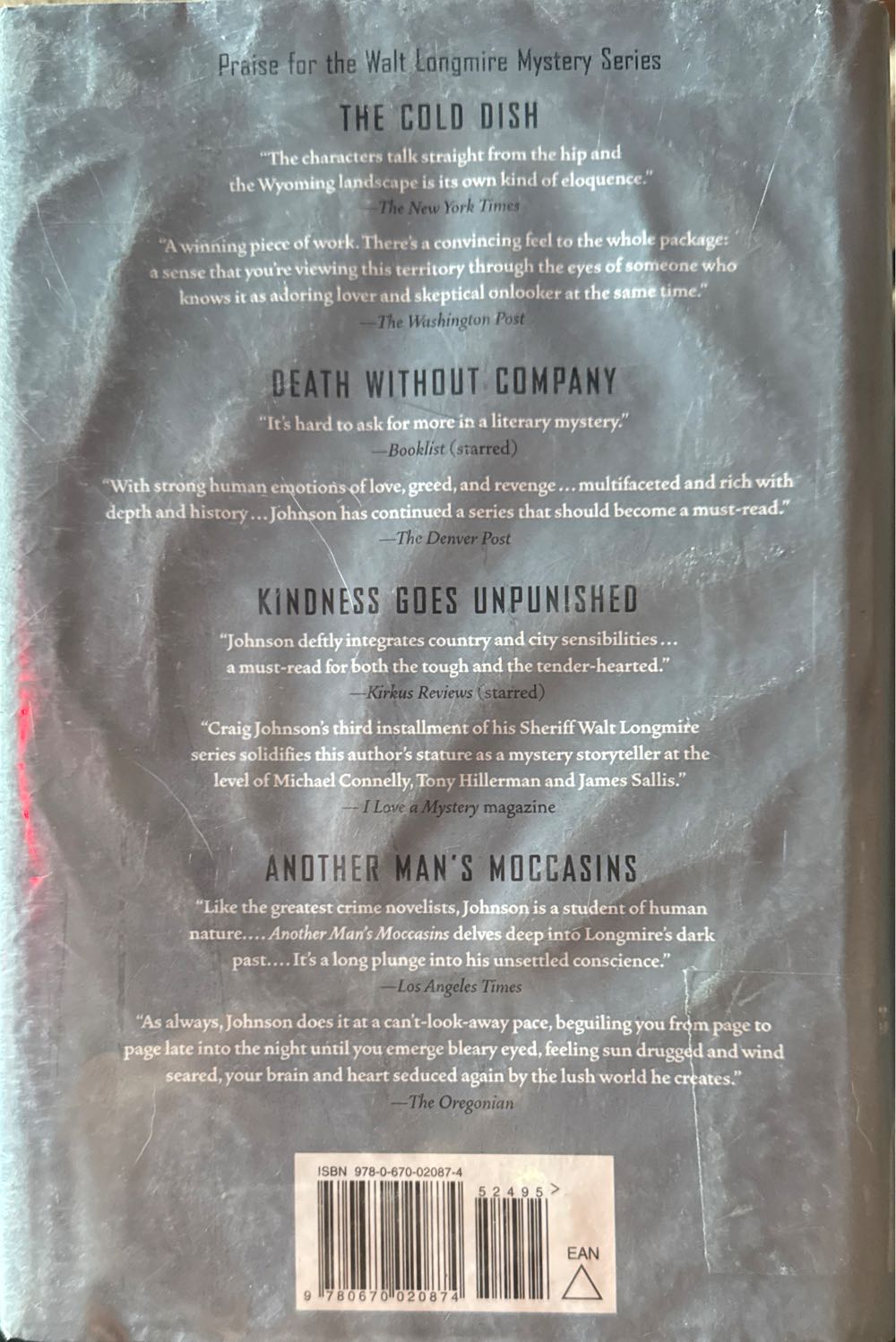 The Dark Horse - Craig Johnson (Viking - Hardcover) book collectible [Barcode 9780670020874] - Main Image 2