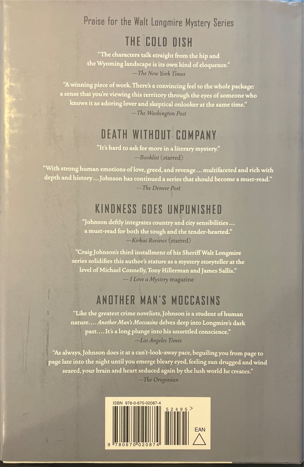 The Dark Horse - Craig Johnson (Viking - Hardcover) book collectible [Barcode 9780670020874] - Main Image 4