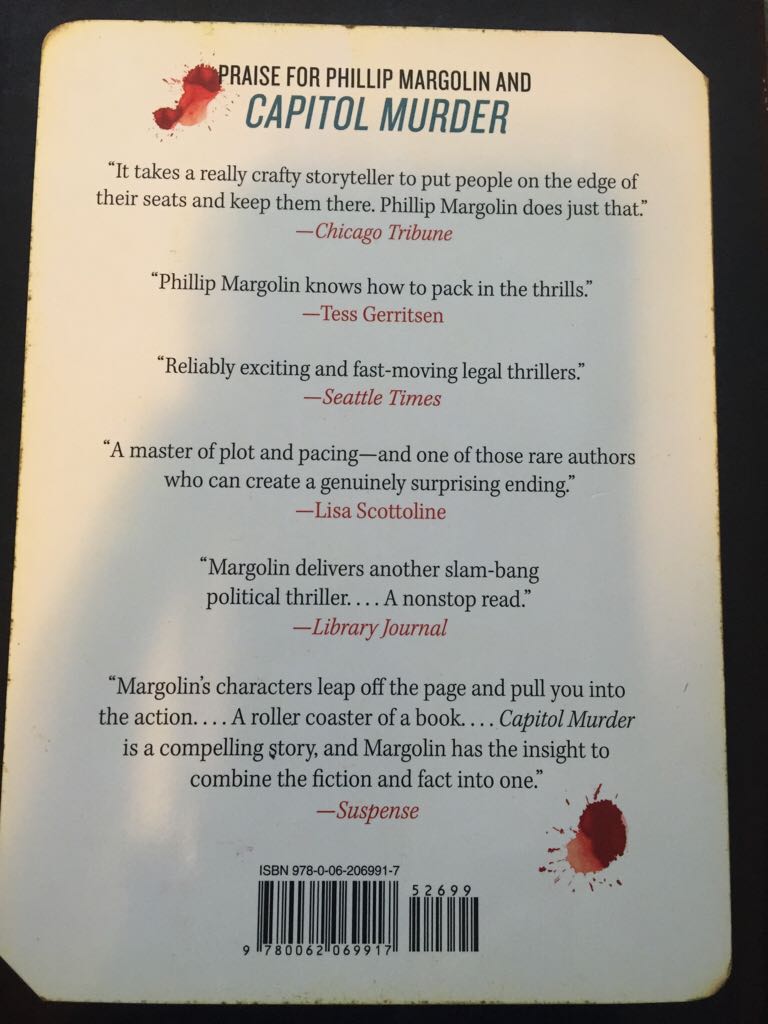 Sleight Of Hand - Phillip Margolin (Harper Collins - Hardcover) book collectible - Main Image 2