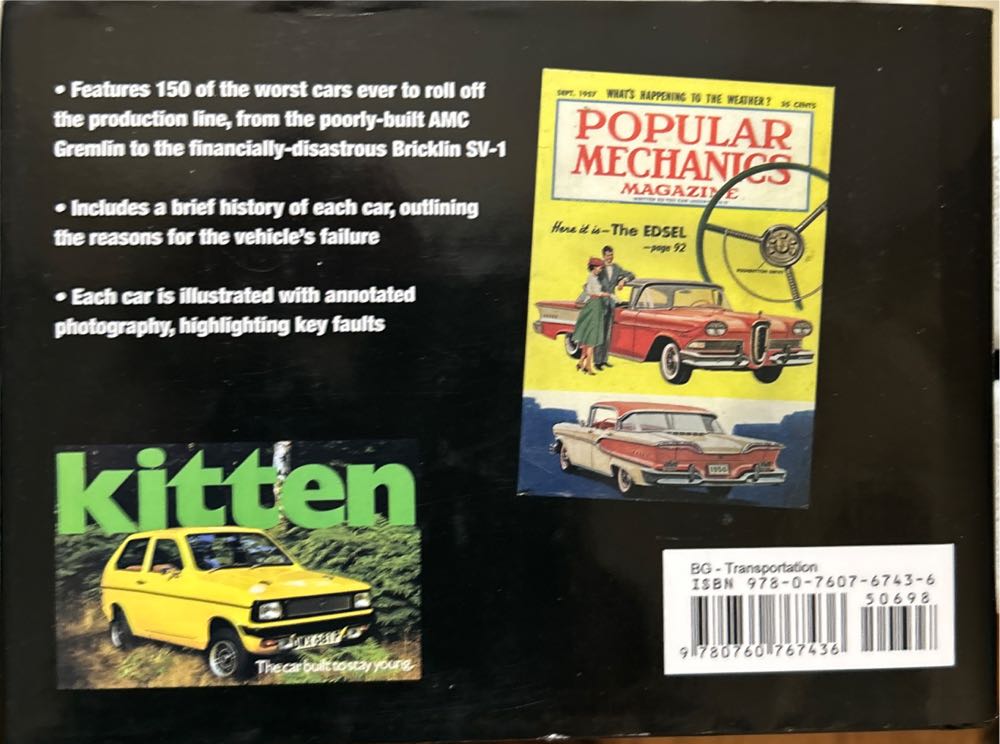 The Worlds Worst Cars - Craig Cheetham (Metro Books - Hardcover) book collectible [Barcode 9780760767436] - Main Image 2