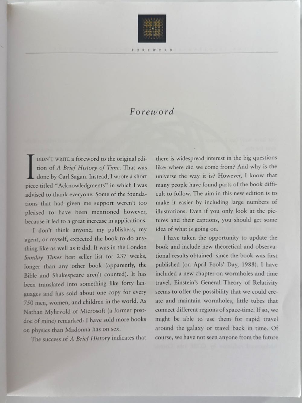 The Illustrated A Brief History of Time / The Universe in a Nutshell (Two Books in One) - Stephen Hawking (Bantam Dell Publishing Group - Paperback) book collectible [Barcode 9780307291226] - Main Image 4