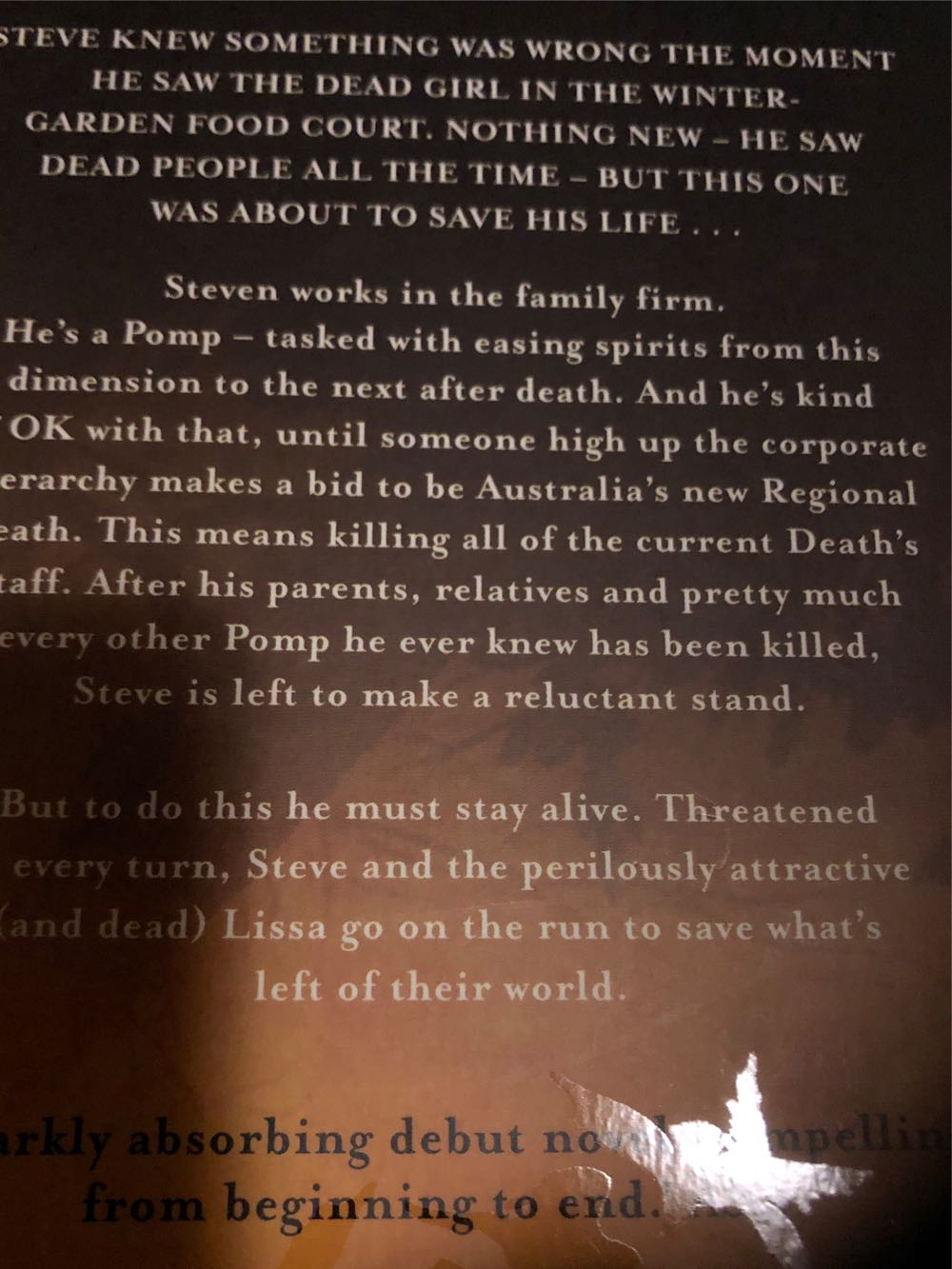 Death Most Definite - Trent Jamieson book collectible [Barcode 9780733624834] - Main Image 2