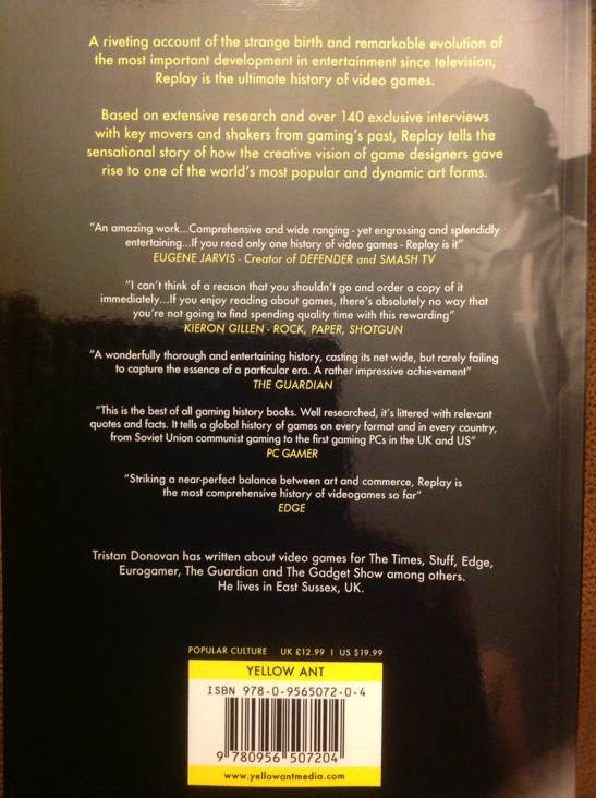 Replay - Tristan Donovan (Yellow Ant Media Limited - Trade Paperback) book collectible [Barcode 9780956507204] - Main Image 2