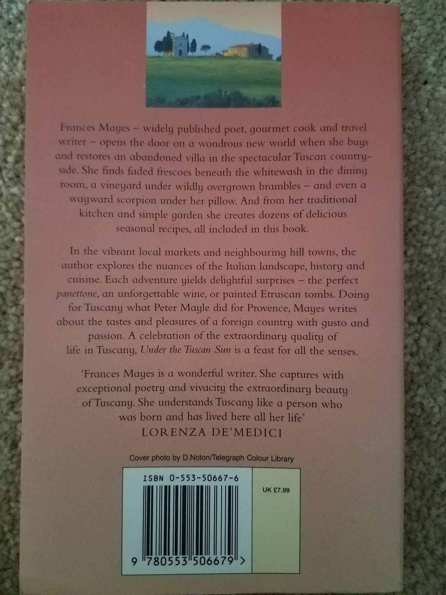 Under The Tuscan Sun - Frances Mayes (Bantam Books - Paperback) book collectible [Barcode 9780553506679] - Main Image 2