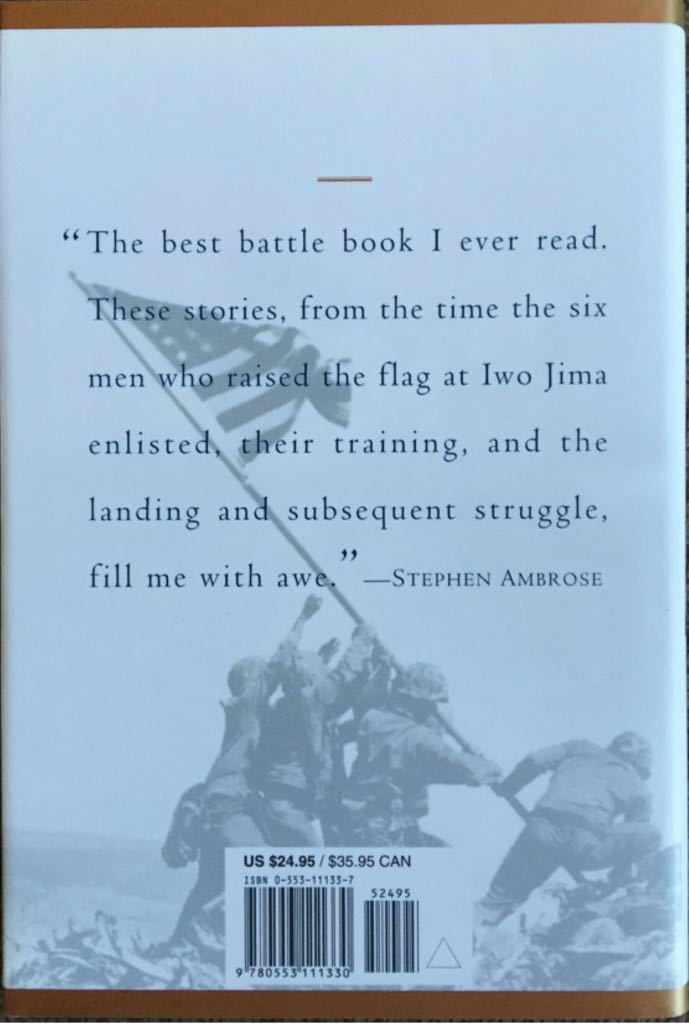 Flags of Our Fathers - Ron Powers (Bantam Books - Hardcover) book collectible [Barcode 9780553111330] - Main Image 2