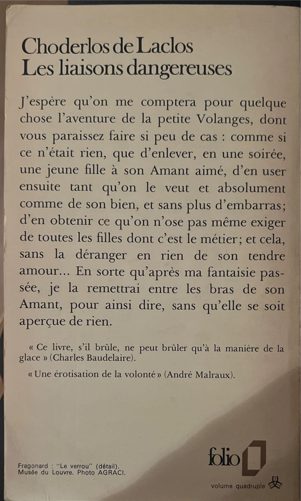 Les Liaisons Dangereuses - Choderlos de Laclos (Folio - Paperback) book collectible [Barcode 9780192838674] - Main Image 2