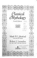 Classical Mythology - Mark P. O. Morford (Longman Publishing Group) book collectible [Barcode 9780801304651] - Main Image 1