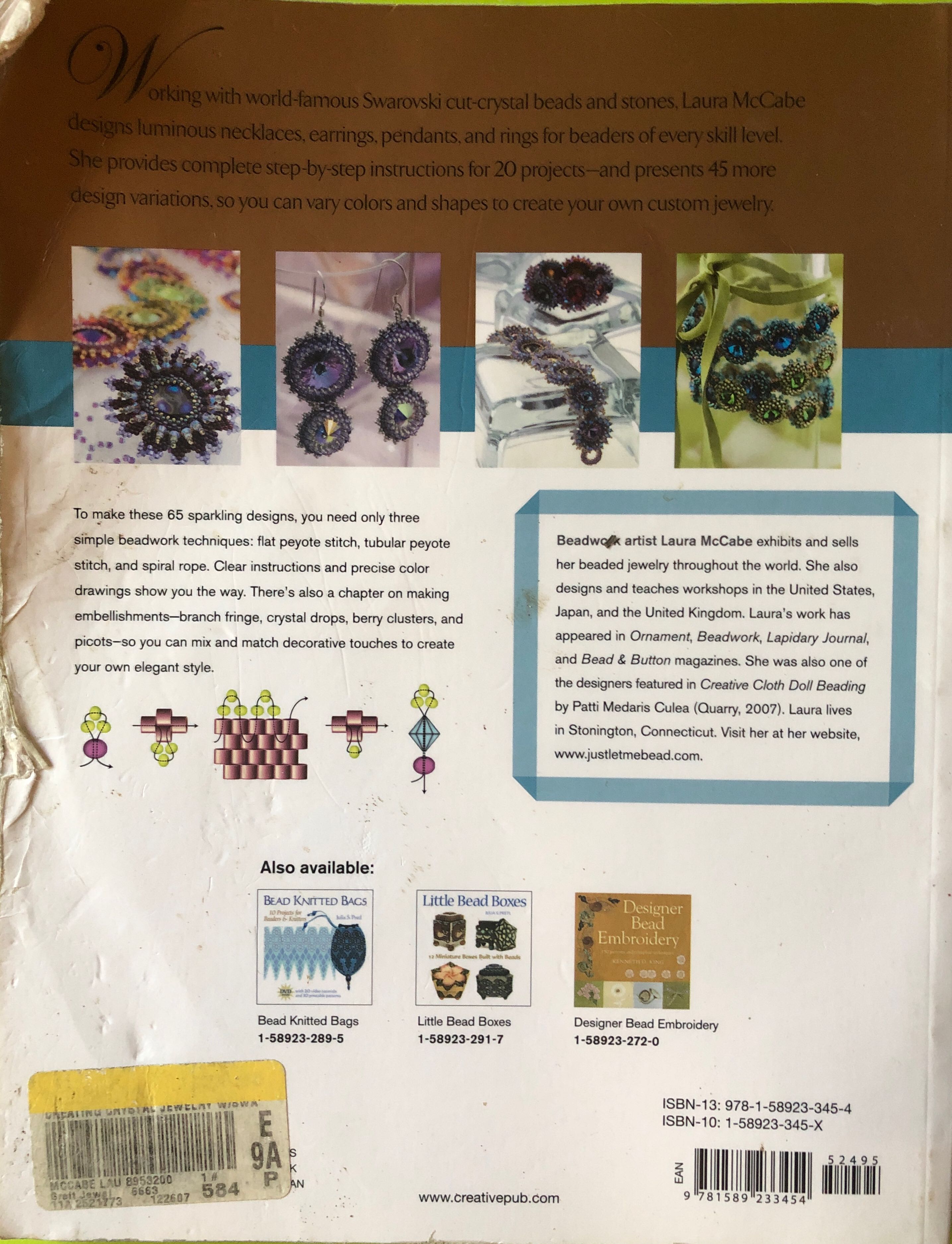 Creating Crystal Jewelry With Swarovski - Laura McCabe (Creative Publishing International - Paperback) book collectible [Barcode 9781589233454] - Main Image 2