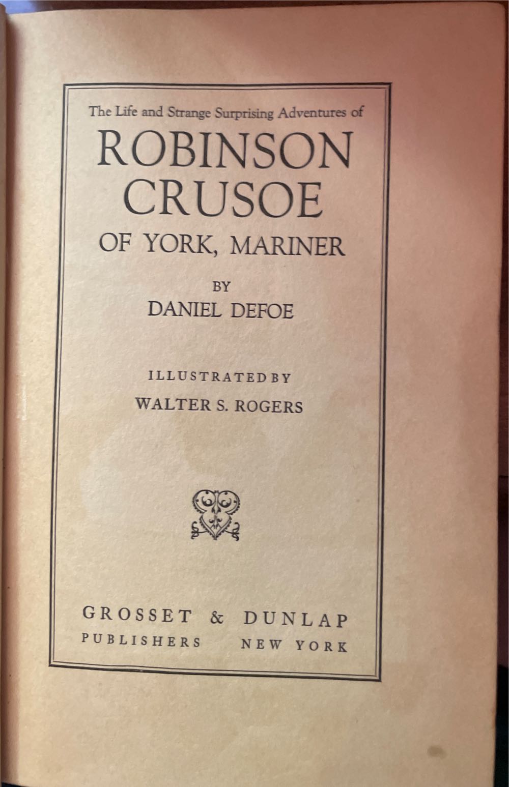 Robinson Crusoe - Daniel Defoe (Grosset & Dunlap - Hardcover) book collectible [Barcode 9780448060217] - Main Image 4