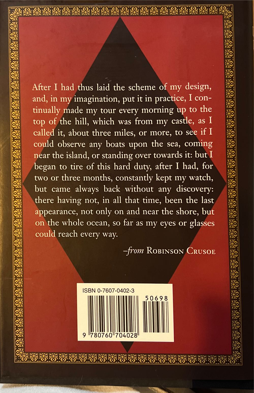 Robinson Crusoe - Daniel Defoe (Barnes & Noble Books - Hardcover) book collectible [Barcode 9780760704028] - Main Image 4