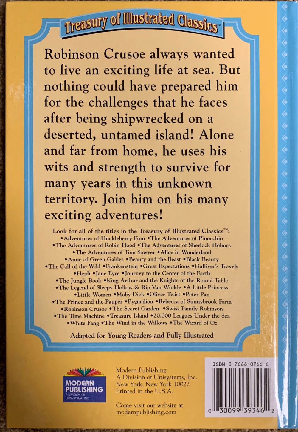 Robinson Crusoe - Daniel Defoe (Modern Pub) book collectible [Barcode 9780766607668] - Main Image 2