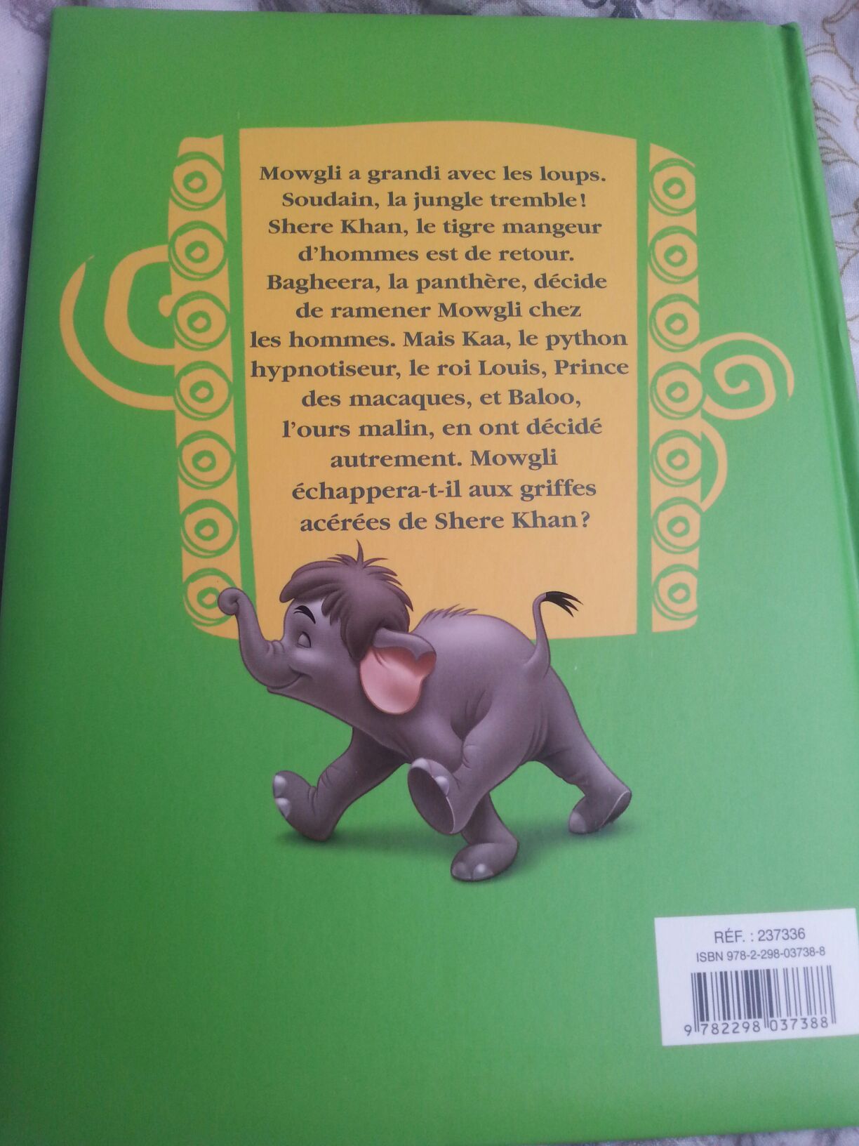 Le Livre de la Jungle - Walt Disney book collectible [Barcode 9782298037388] - Main Image 2