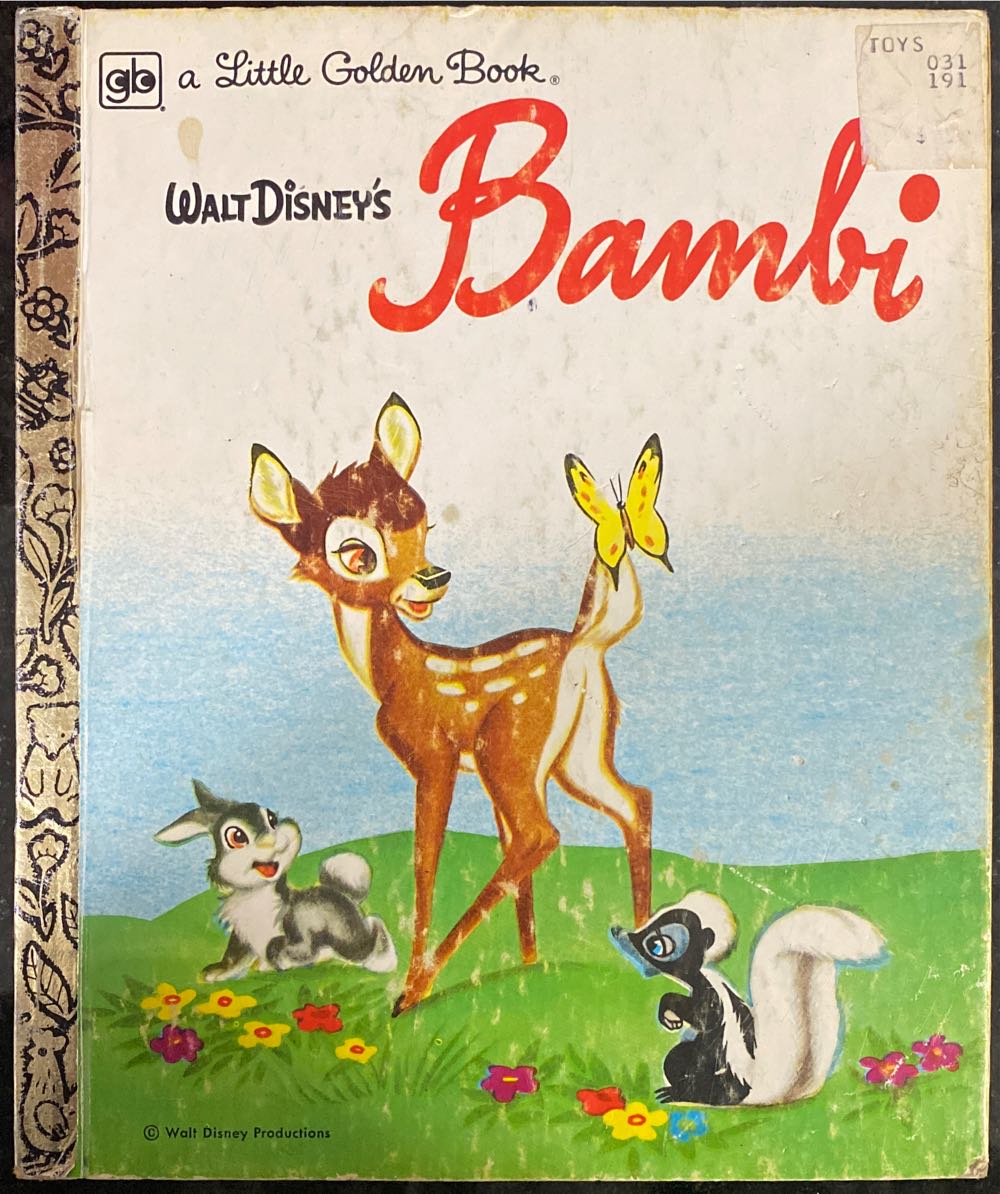 Bambi - Walt Disney Company (Golden Books Publishing Company, Inc. - Hardcover) book collectible [Barcode 9780307010612] - Main Image 3