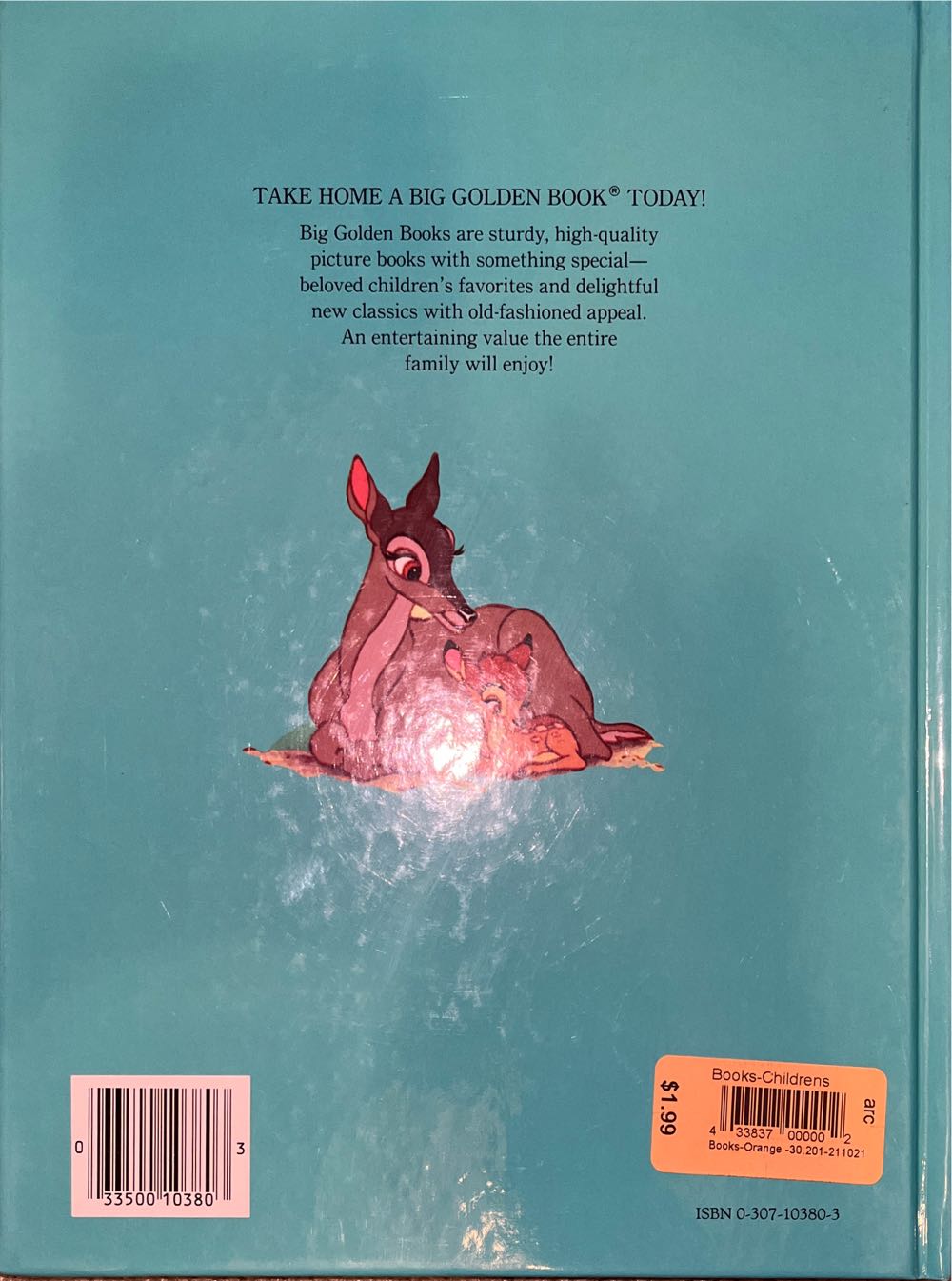 Bambi - Felix Salten (Simon and Shuster - Hardcover) book collectible [Barcode 9780307103802] - Main Image 2