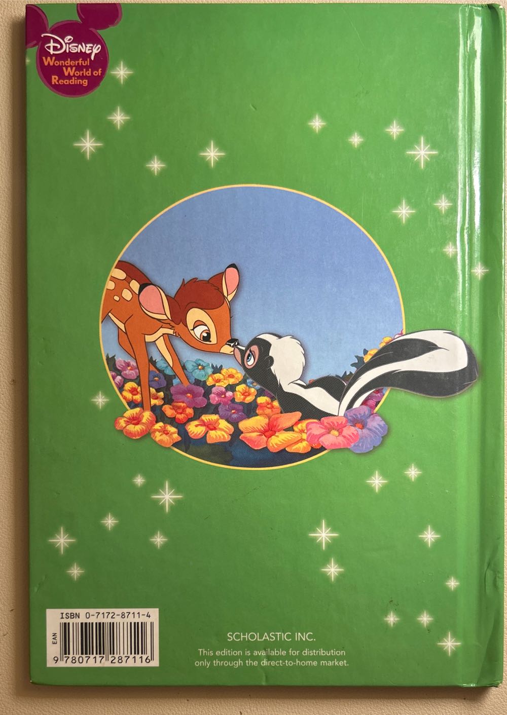 Bambi - Disney Enterprises, Inc. (Grolier Enterprises Inc. - Hardcover) book collectible [Barcode 9780717287116] - Main Image 2